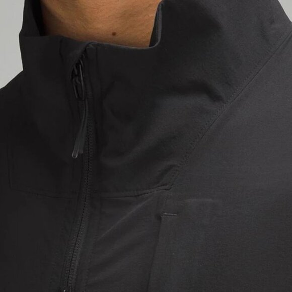 New Lululemon Men Sojourn Black Windbreaker Jacket Patch "The Boca Raton" L - Picture 7 of 13